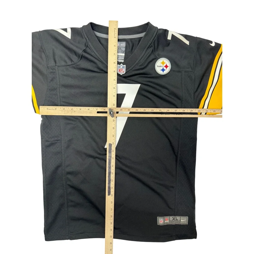 Nike Pittsburgh Steelers Ben Roethlisberger Jersey Kids XL 18/20 Black NFL #7